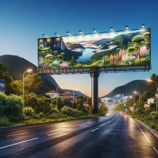 Campanhas em Front-Light ressaltando a beleza da natureza da regi&atilde;o, com foco em pontos estrat&eacute;gicos das cidades da Serra Catarinense.