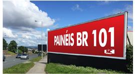 Ponto nº Vantagens anunciar, Painéis BR 101 em Santa Catarina.